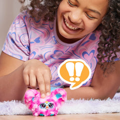 Furby Dah-Tee is surface-cleanable for quick care.
