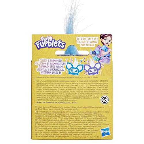 Furby Furblets Dah-Tee with keychain clip adds backpack-on-the-go fun.