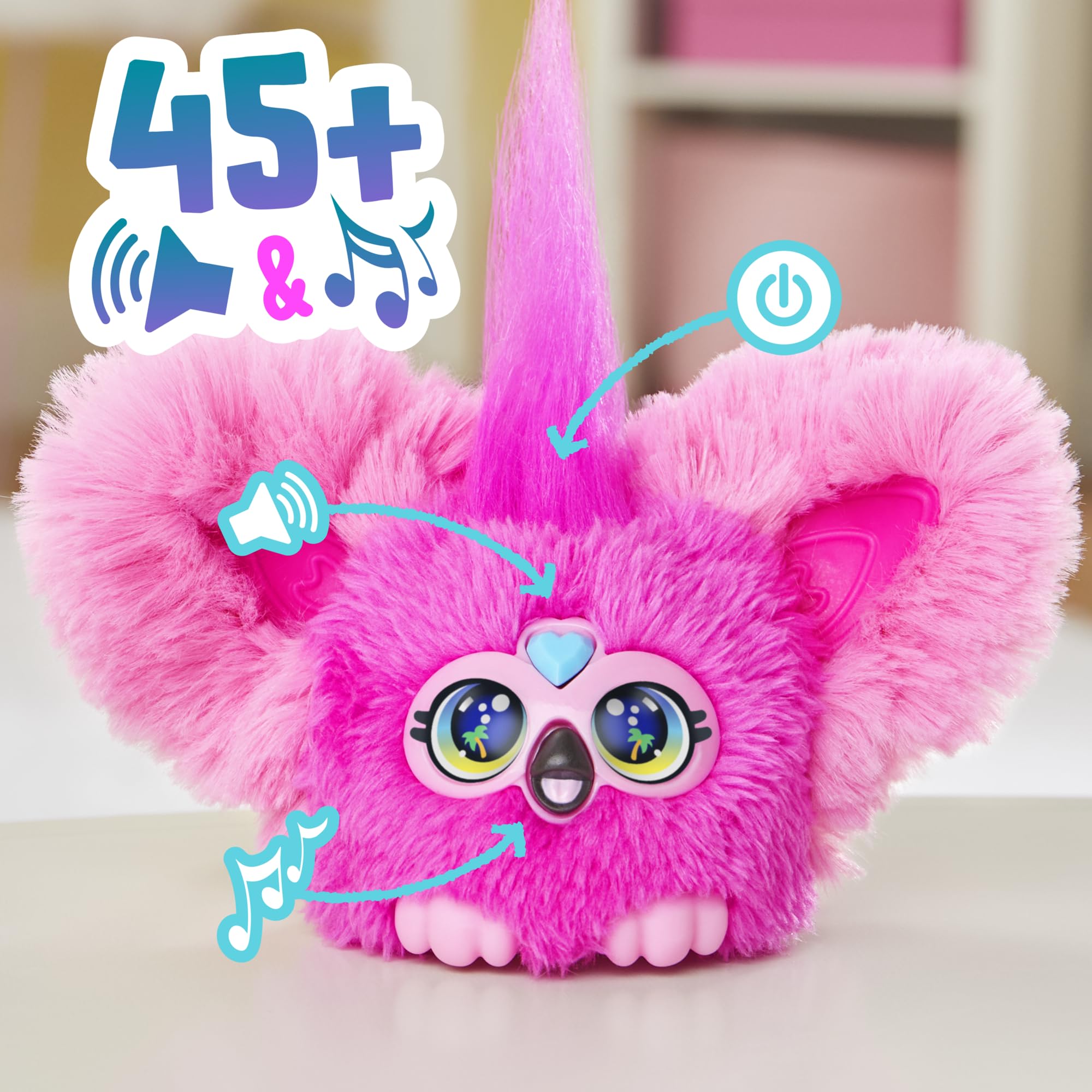 Harmony with other Furblets creates playful song ensembles