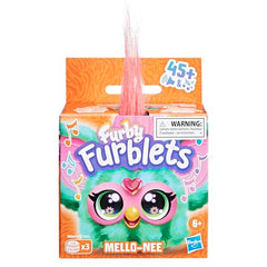 Furby Furblets Mello-Nee backpack clip view shows on-the-go music fun