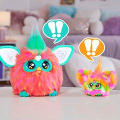 Furby Furblets Par-Tay built-in clip for on-the-go play.