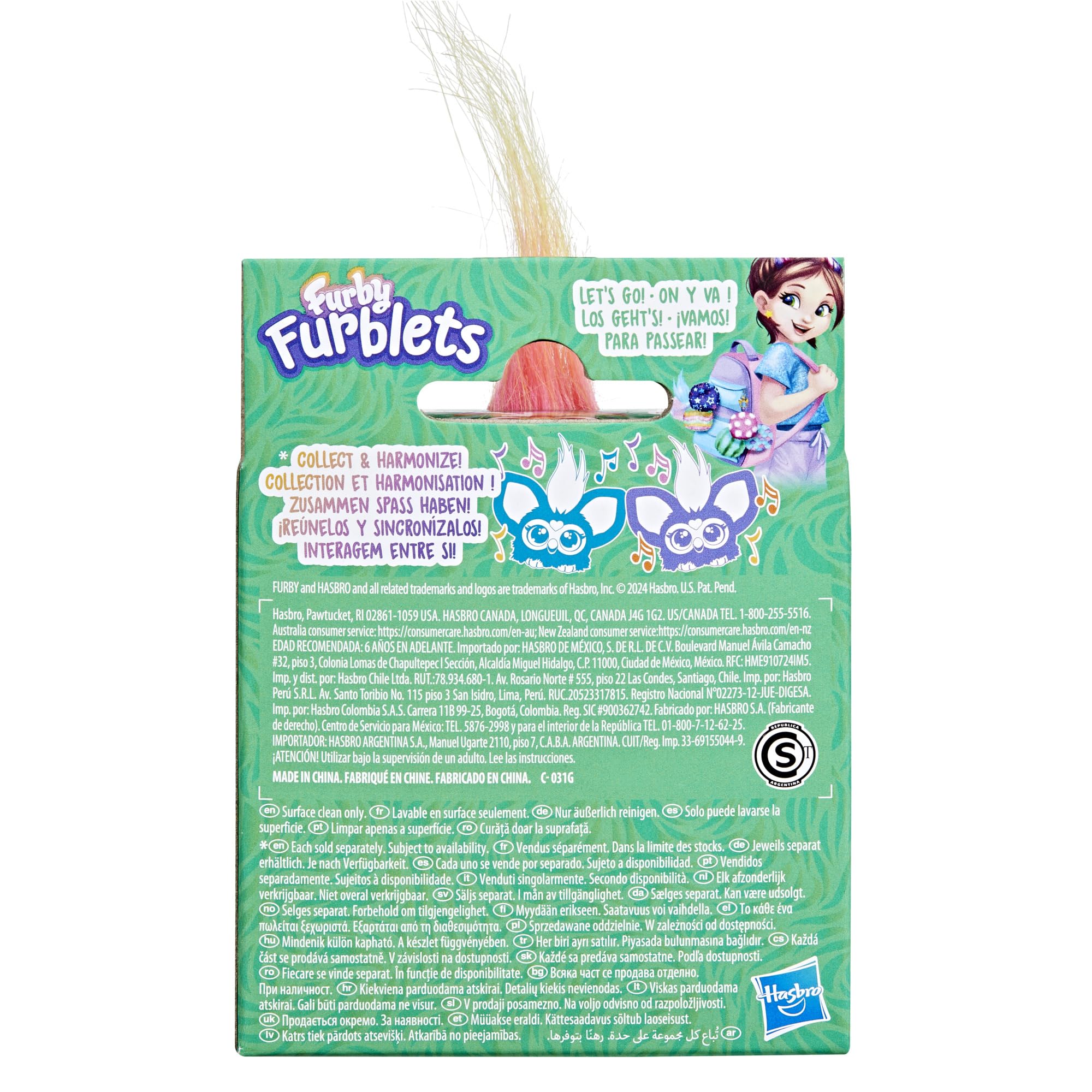 Collectible Furby Furblets Par-Tay for group tunes.