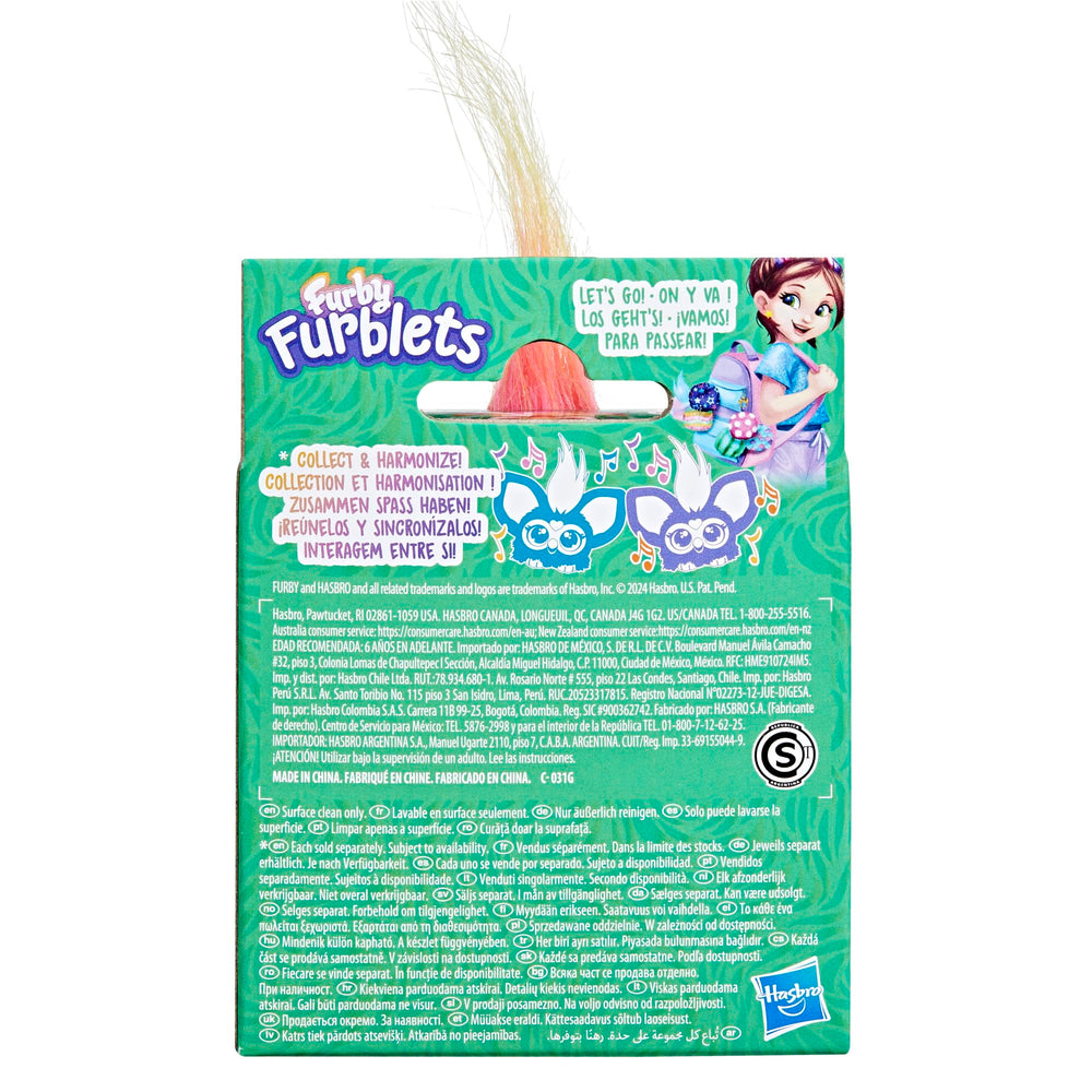 Collectible Furby Furblets Par-Tay for group tunes.