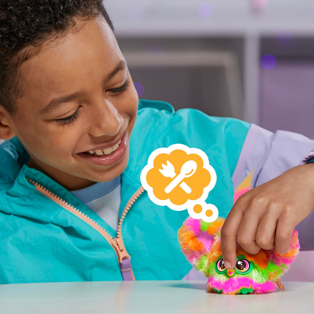 Furby Furblets Par-Tay offers 3 activation methods for 45+ sounds.