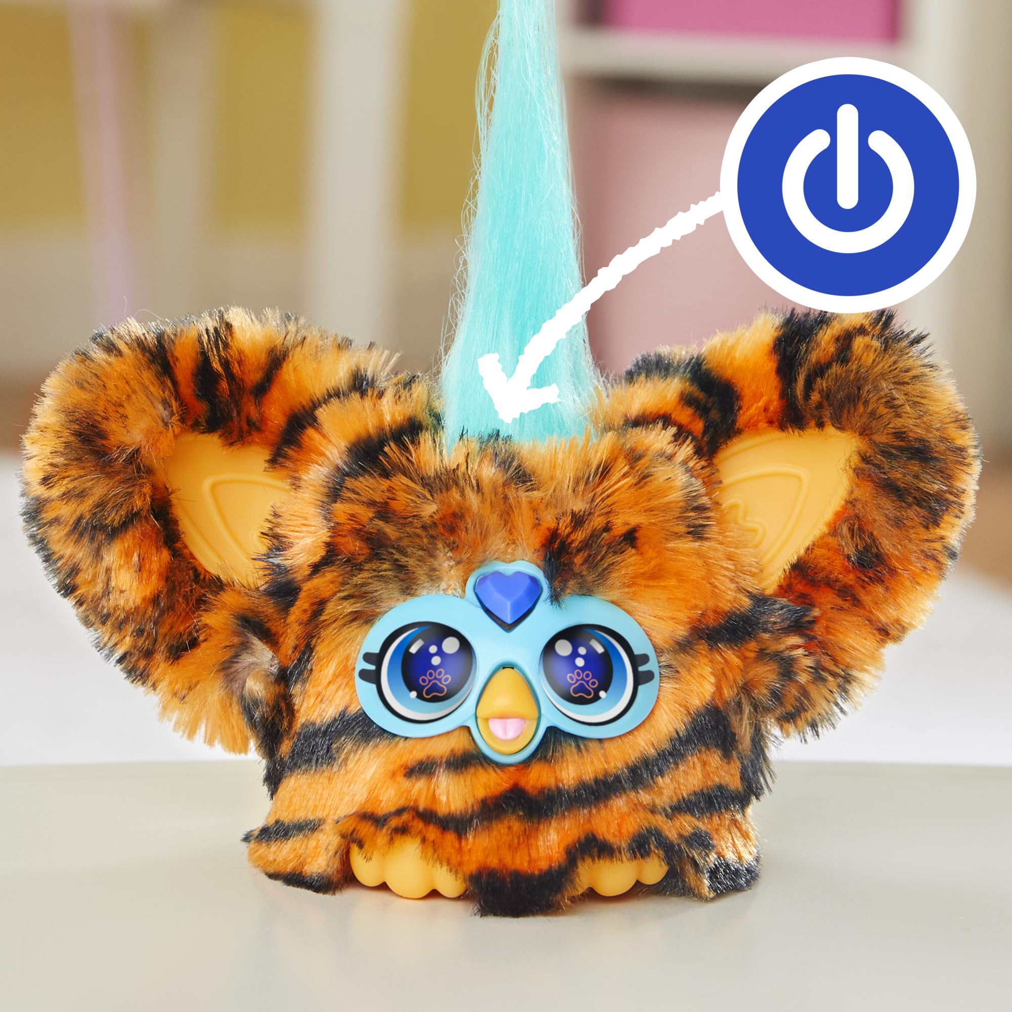 Furby Furblets Ty-Bee heart gem tap plays music