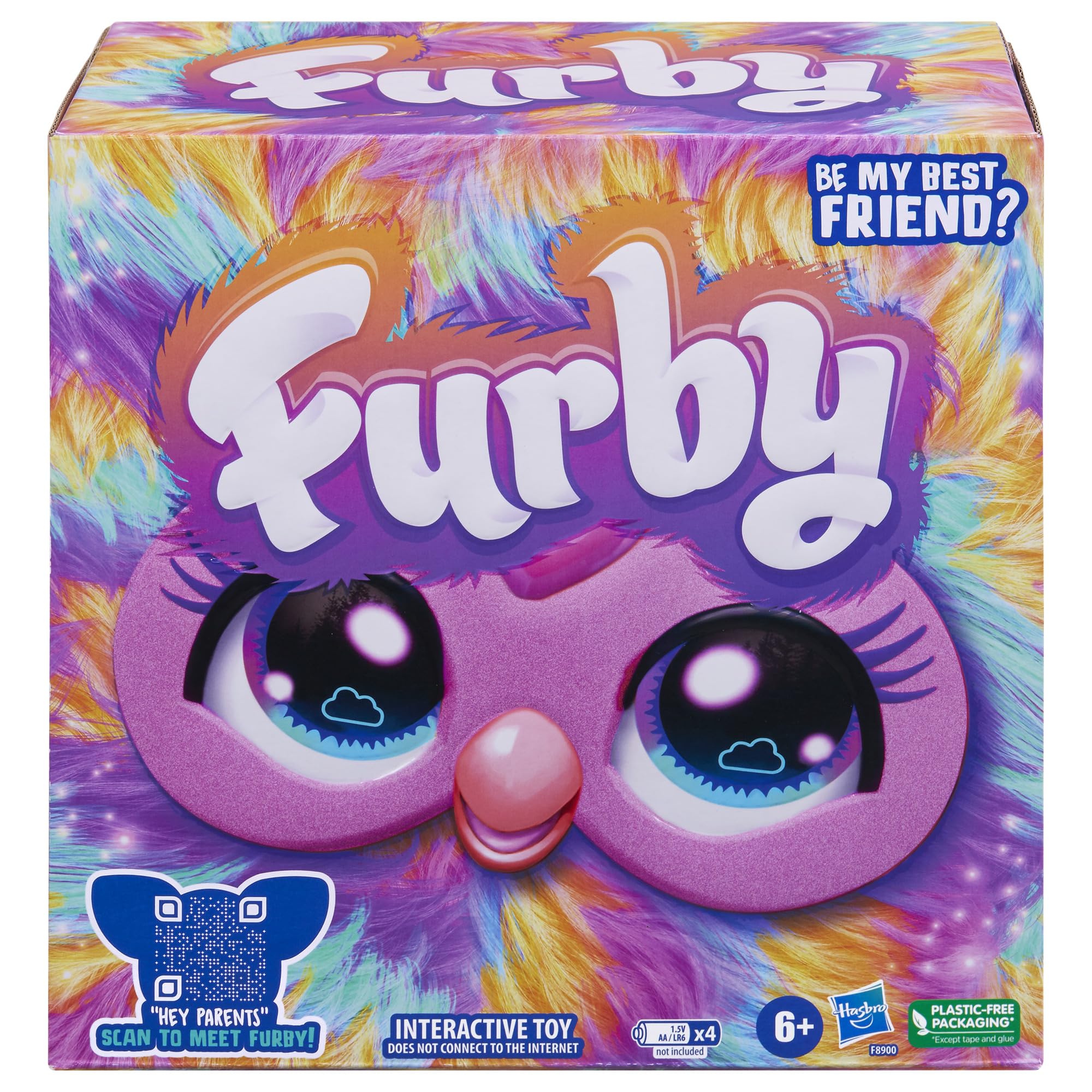 Furby hair comb accessory adds style during playtime.