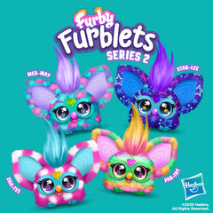 Furby Mer-May Furblets works with larger Furby in Furdar mode for extended play.