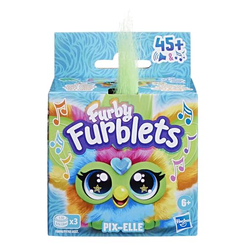 Pix-Elle pixelated fur color makes playtime pop.