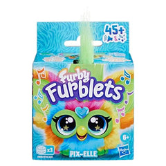 Pix-Elle pixelated fur color makes playtime pop.