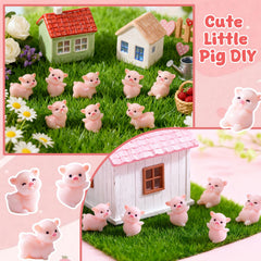 Furjane tiny pigs for succulent pots and moss.