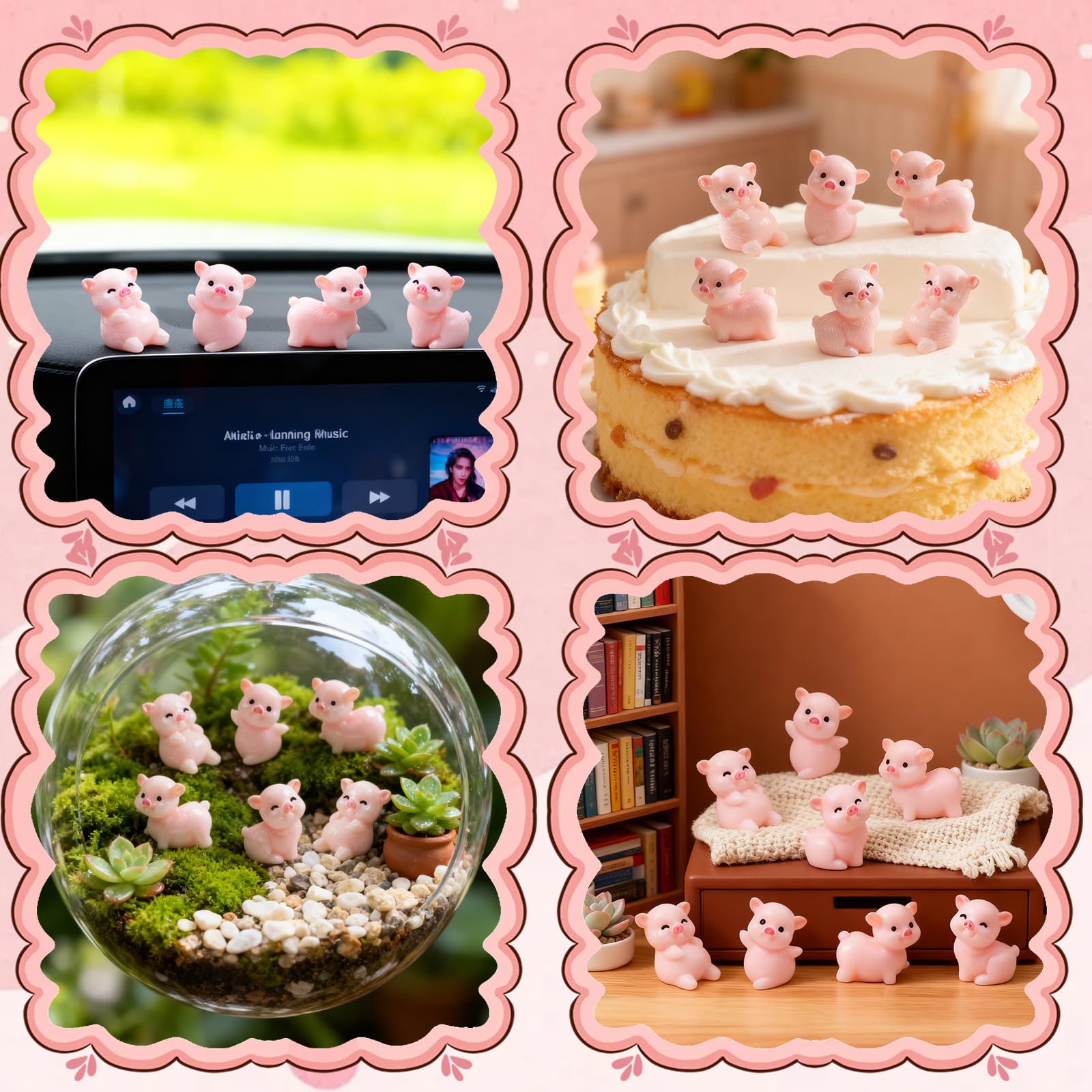 Furjane pink pig gift set for collectors and crafters.