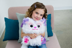 Furlings Aspen fluffy fur closeup highlights ultra soft touch for comforting hugs