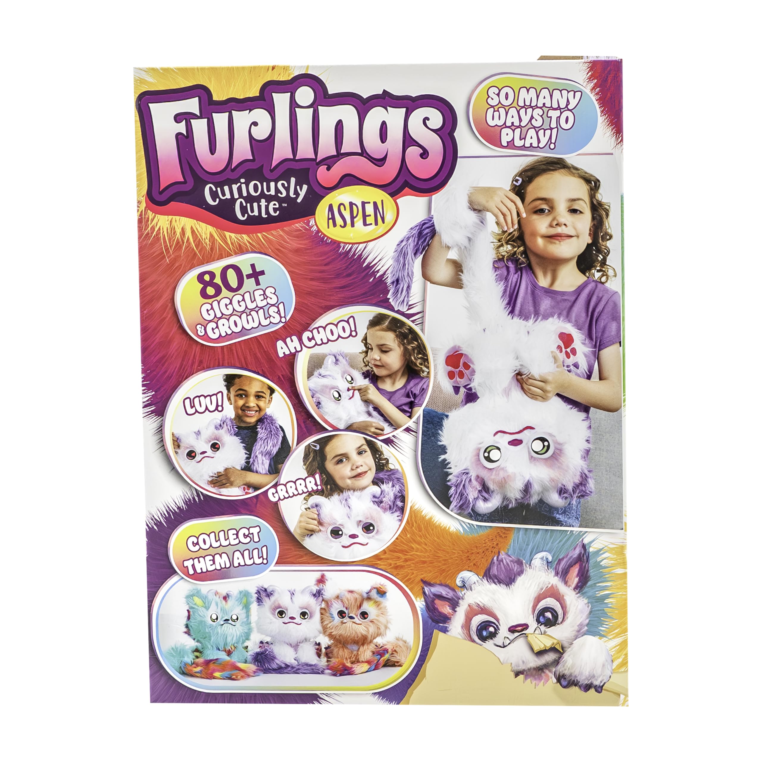 Furlings Aspen plush toy supports safe, screen-free play for 3 and up