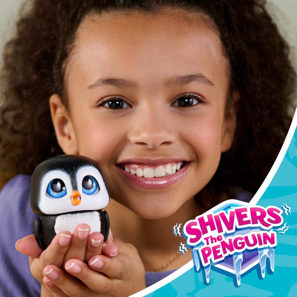 furReal Handfuls Shivers penguin plush tummy offers soft warmth and cuddly comfort