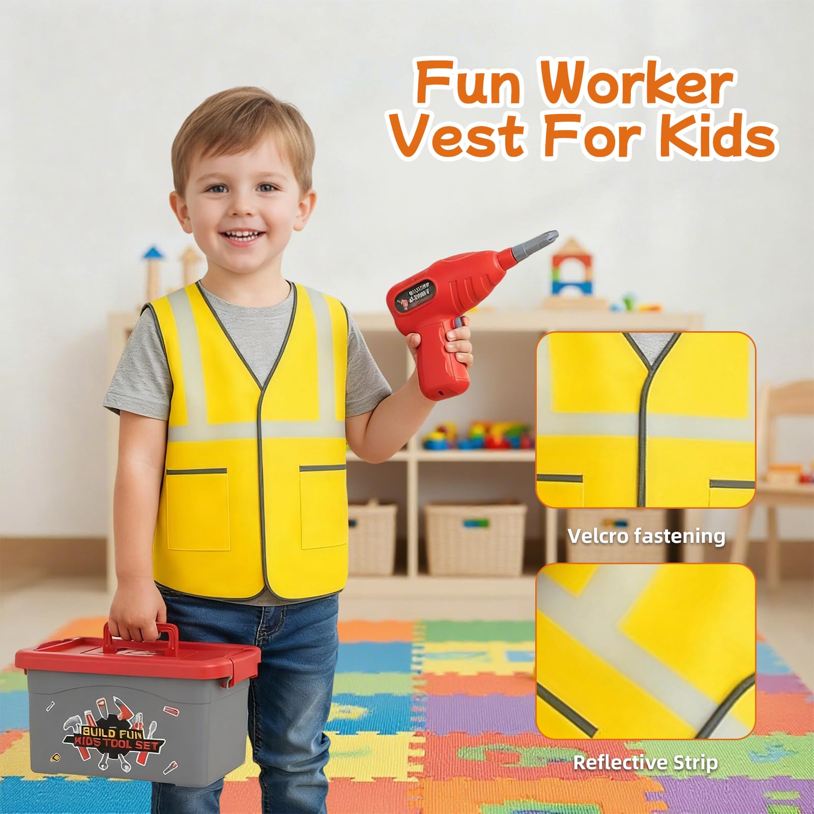 Fursnob construction safety vest adds authentic detail for immersive role-play