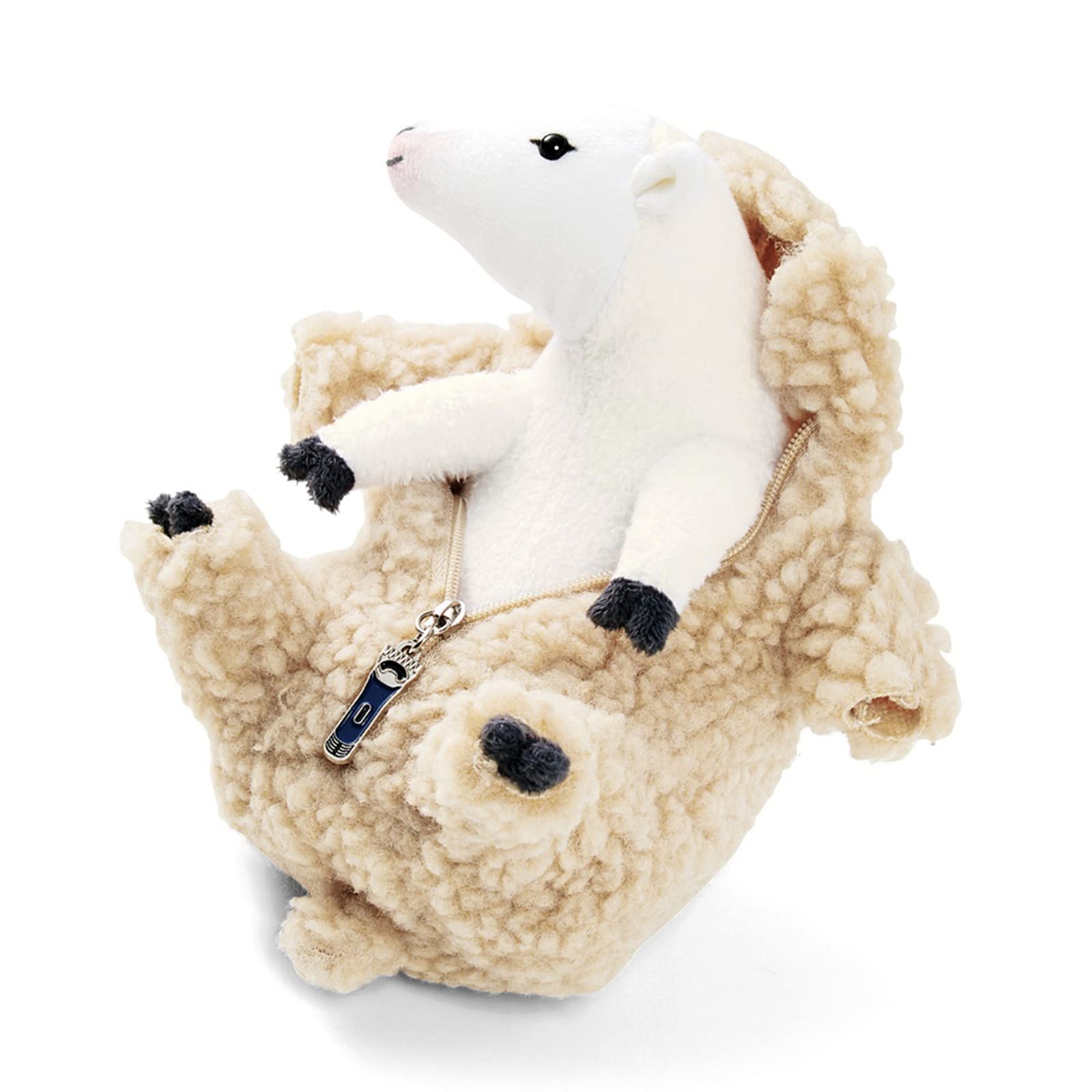 Furvana lamb plush ears detail, cute design for imaginative games