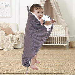 Furvana Manta Ray blanket doubles as room decor and cuddly companion.