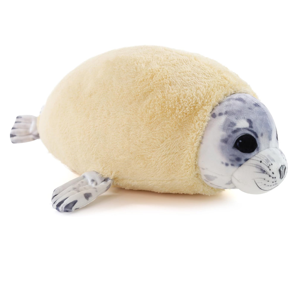 Furvana seal pillow molting look detail adds playful charm