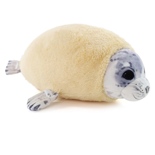 Furvana seal pillow molting look detail adds playful charm