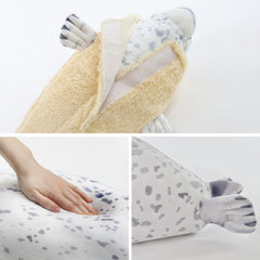 Furvana seal pillow vacuum packed for easy gifting