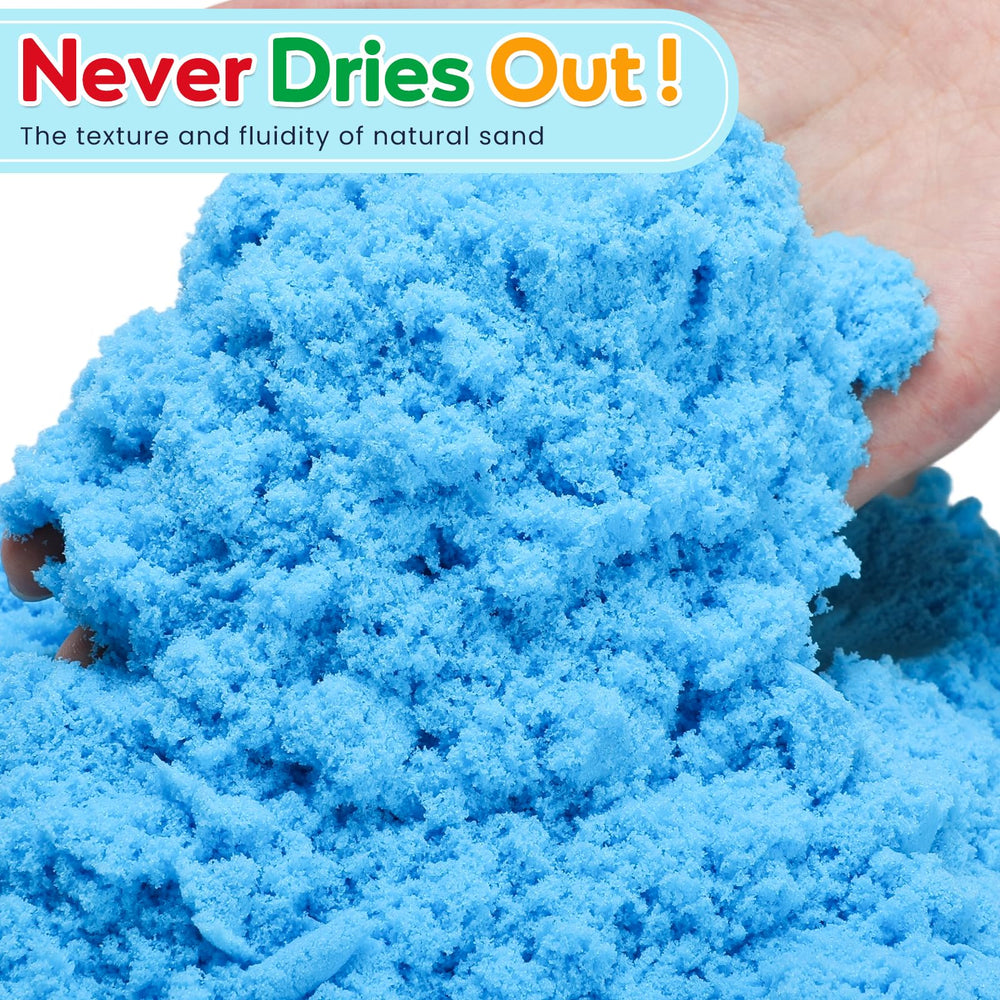 Yellow FURWEY sensory sand close-up, vibrant color fosters imaginative play.