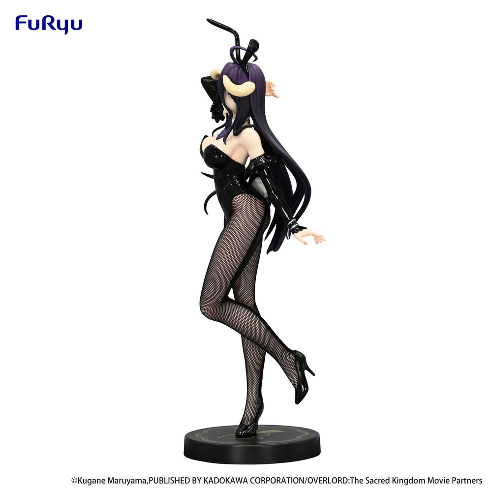 Furyu Albedo Black Bicute Bunnies figure front view ideal for desk or cabinet.