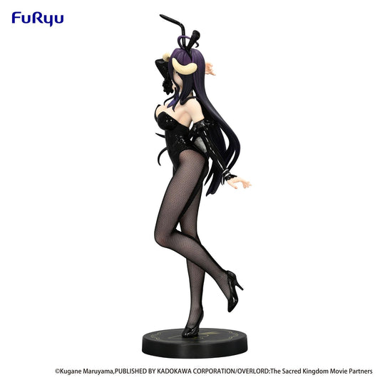 Furyu Albedo Black Bicute Bunnies figure front view ideal for desk or cabinet.