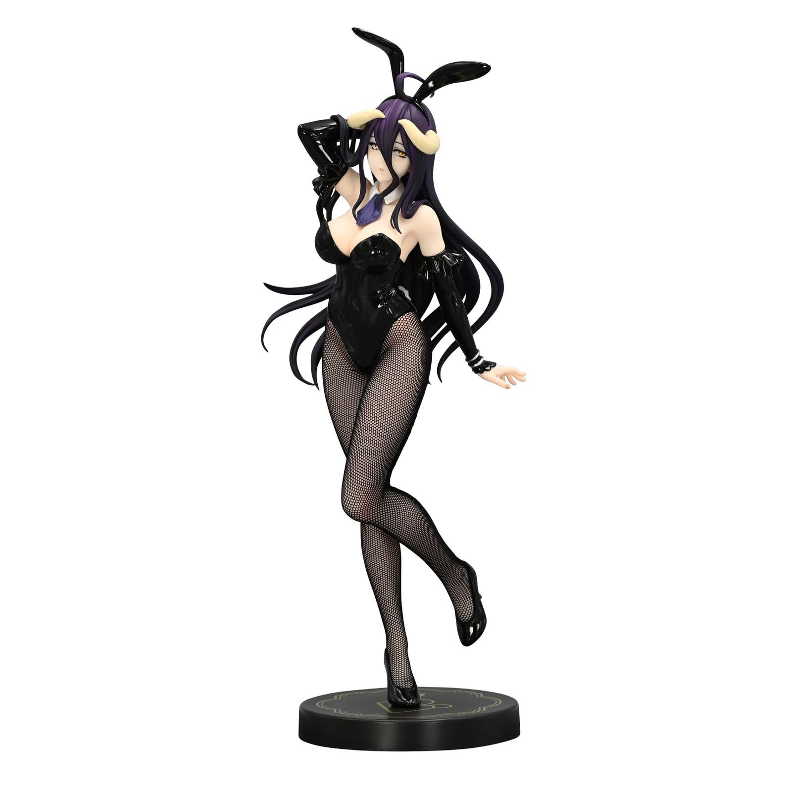 Furyu Albedo Black Bicute Bunnies figure portrait for shelf display and character collection.