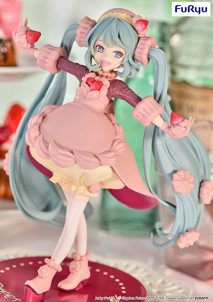 Furyu AMU-SHP0553 Hatsune Miku SweetSweets figure front view ideal desk display