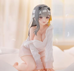 FuRyu Nikke Noodle Stopper figure in dynamic pose ideal for display dioramas.