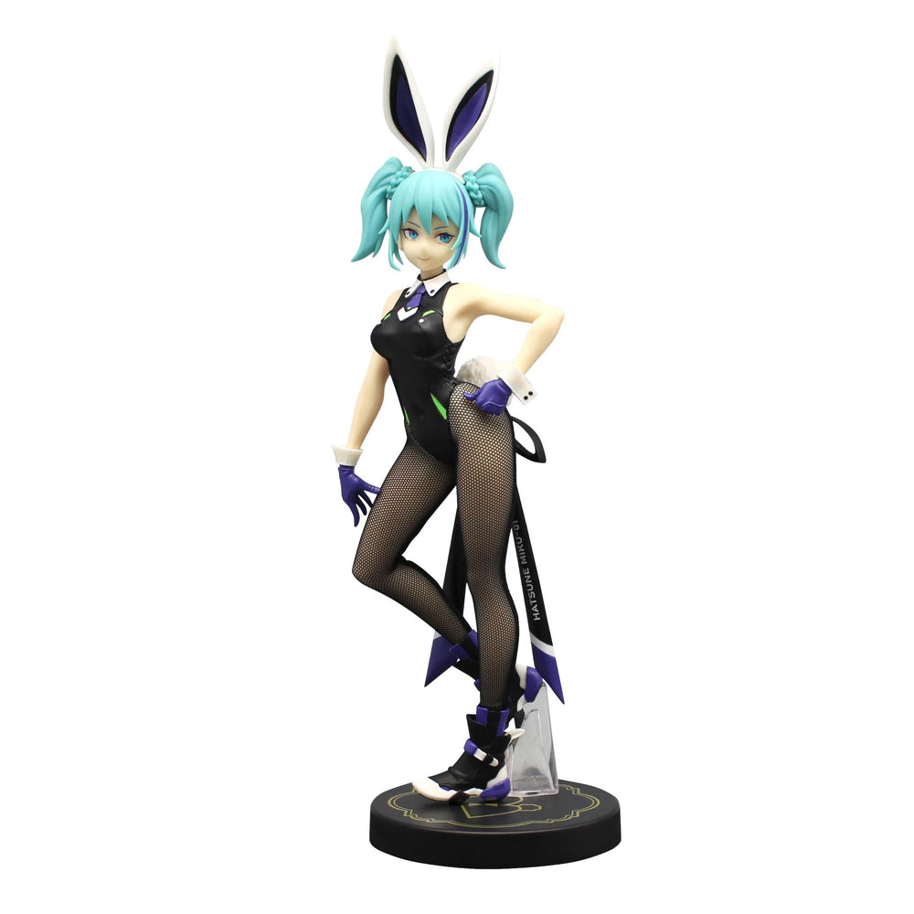 FURYU Hatsune Miku BiCute Bunnies figure in Street Violet color adds licensed charm to your collection.
