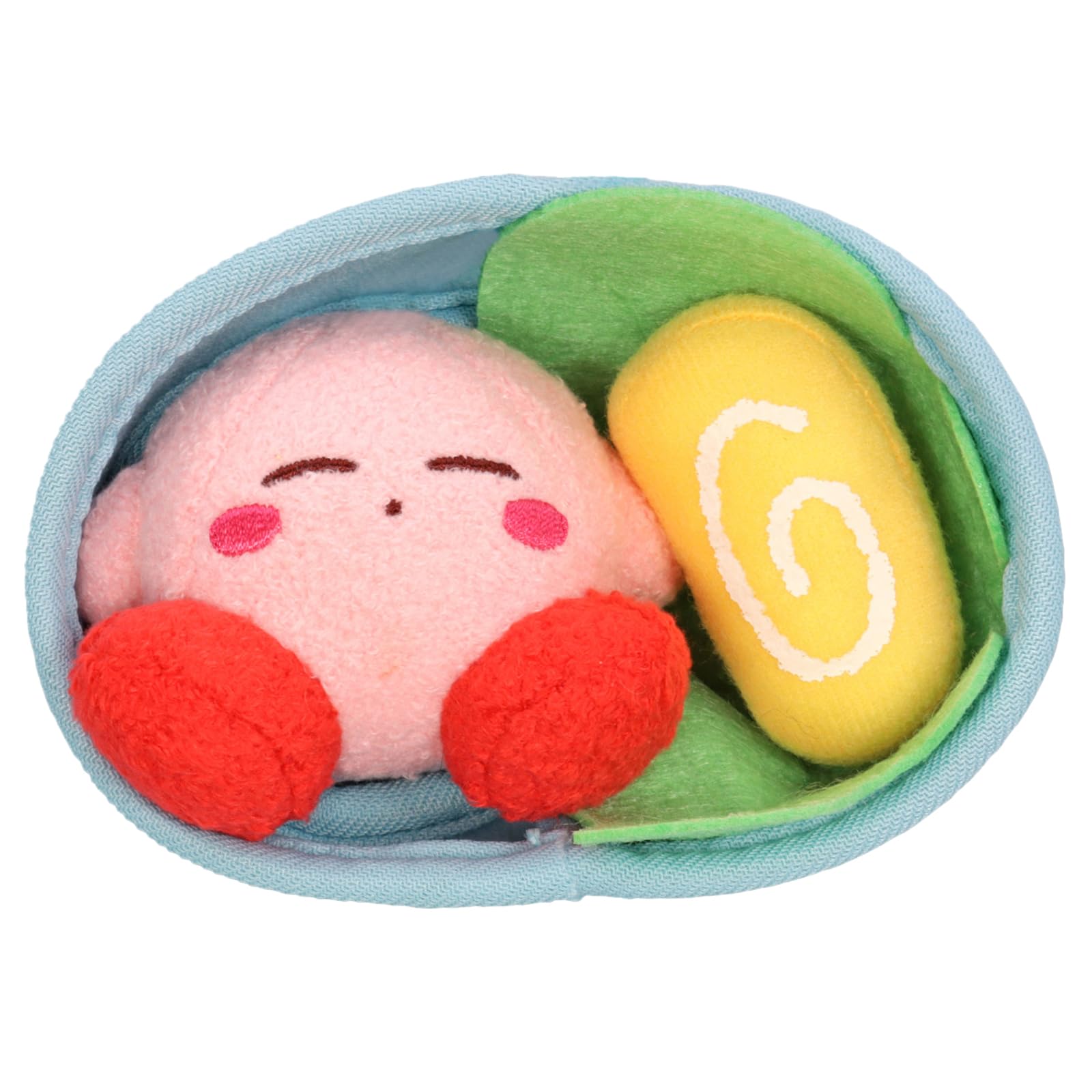 Furyu Kirby Diary Obento plush in blue ver., ideal desk companion and cuddly display piece.
