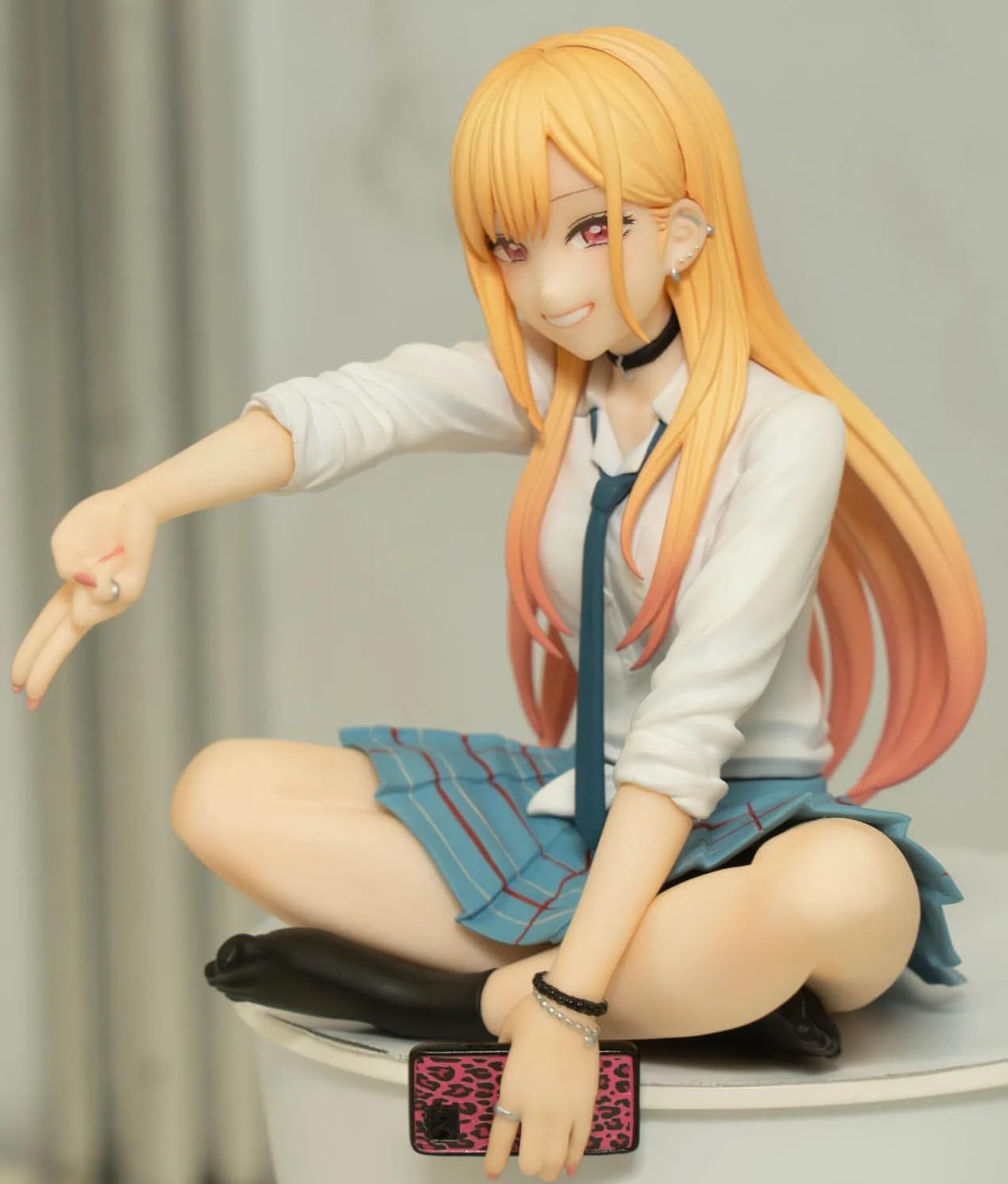 Furyu Marin figure as desk decor adds vibrant personality