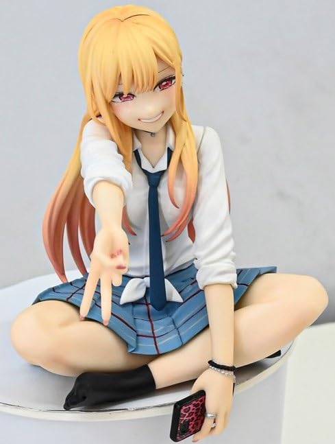 Furyu Marin figure in dressing-up pose for cosplay-inspired desk decor