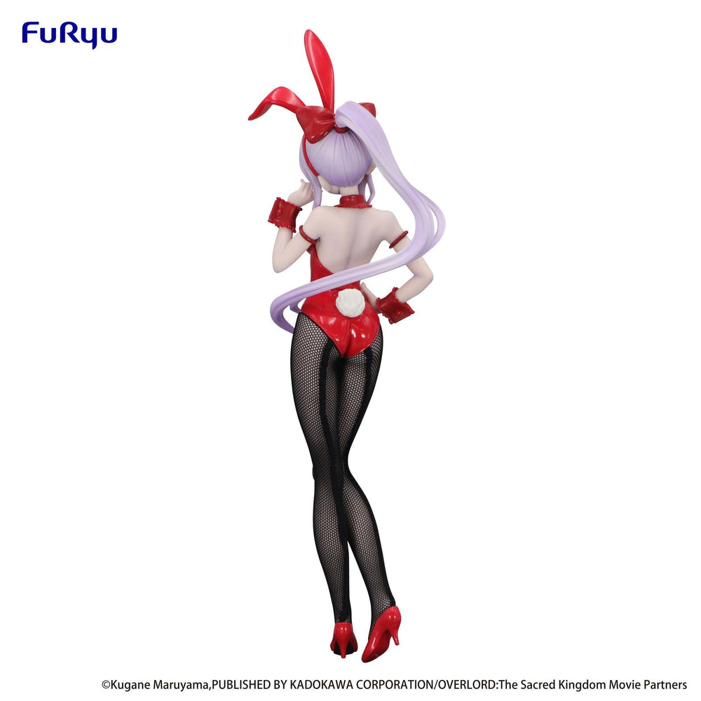Furyu Shalltear Bloodfallen figure features expressive face details for display.