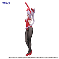 Shalltear Red Ver bunny outfit details highlight fine craftsmanship for collectors.