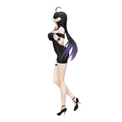FURYU Overlord Albedo mini dress figure face detail showcases refined sculpt and paint.