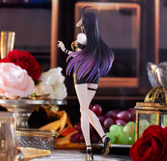 FURYU Overlord Albedo mini dress figure packaging view showing official license.