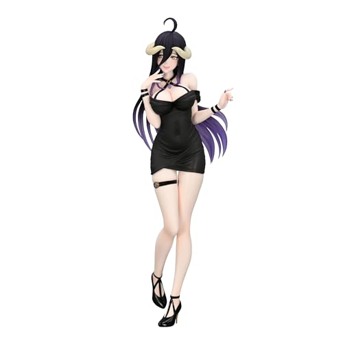 FURYU Overlord Albedo mini dress figure side view ideal for dynamic posing on shelves.