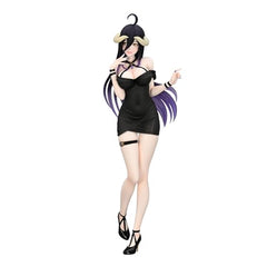 FURYU Overlord Albedo mini dress figure side view ideal for dynamic posing on shelves.