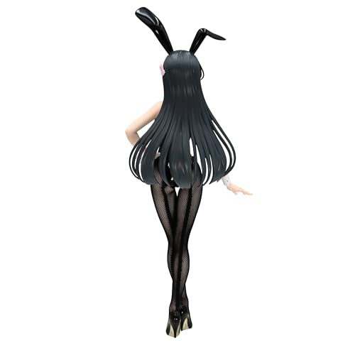 Furyu Rascal Does Not Dream BiCute Bunnies Mai Sakurajima texture-sculpt captures fur detail.