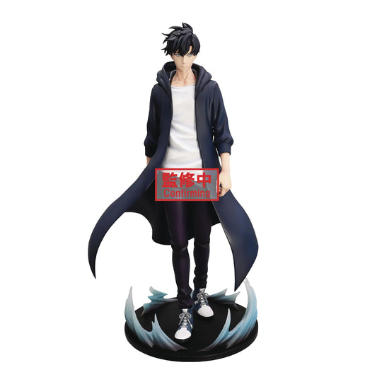 Furyu Solo Leveling Sung Jinwoo figure front view for premium display and collection
