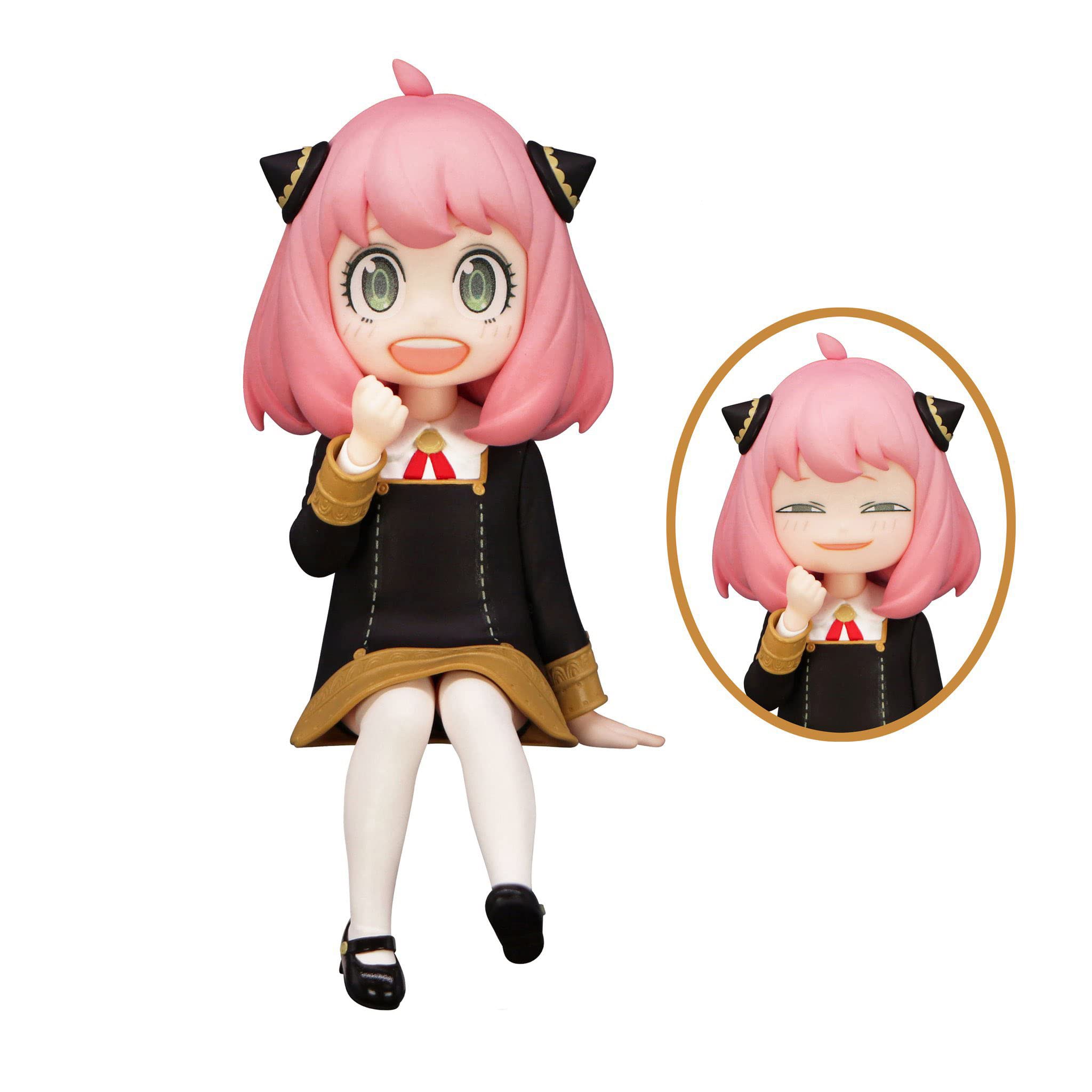 Furyu Spy x Family Anya figure with base stand included for stable display.