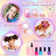 FUSPWEAO blush from pretend makeup kit for soft color during playtime