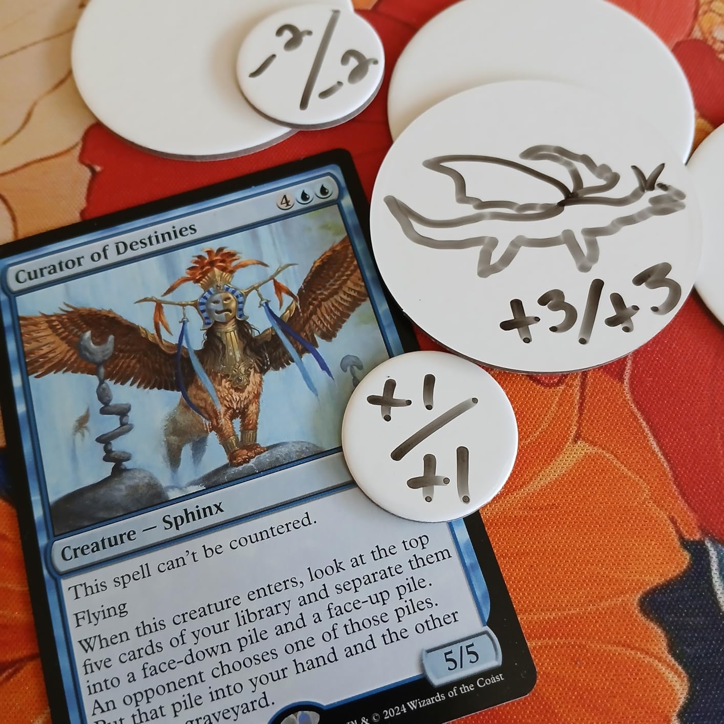 Futhark 100 dry erase tokens for condition markers on maps.