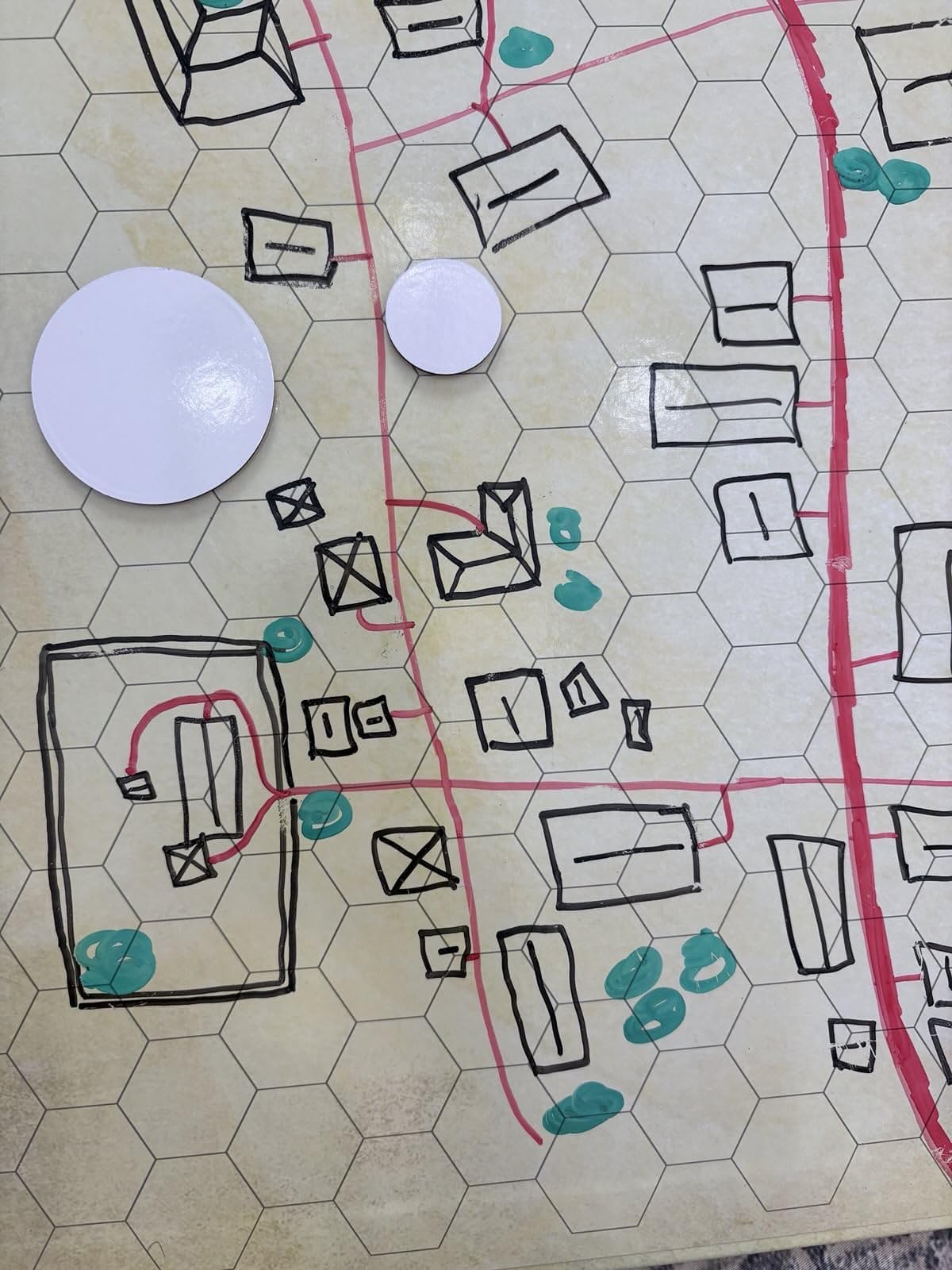 Futhark 100 dry erase tokens are lightweight and portable.