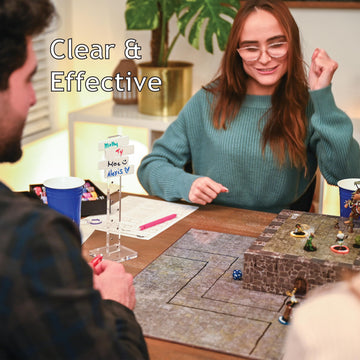 Futhark DND Initiative Tracker compact dimensions suit tight gaming spaces.