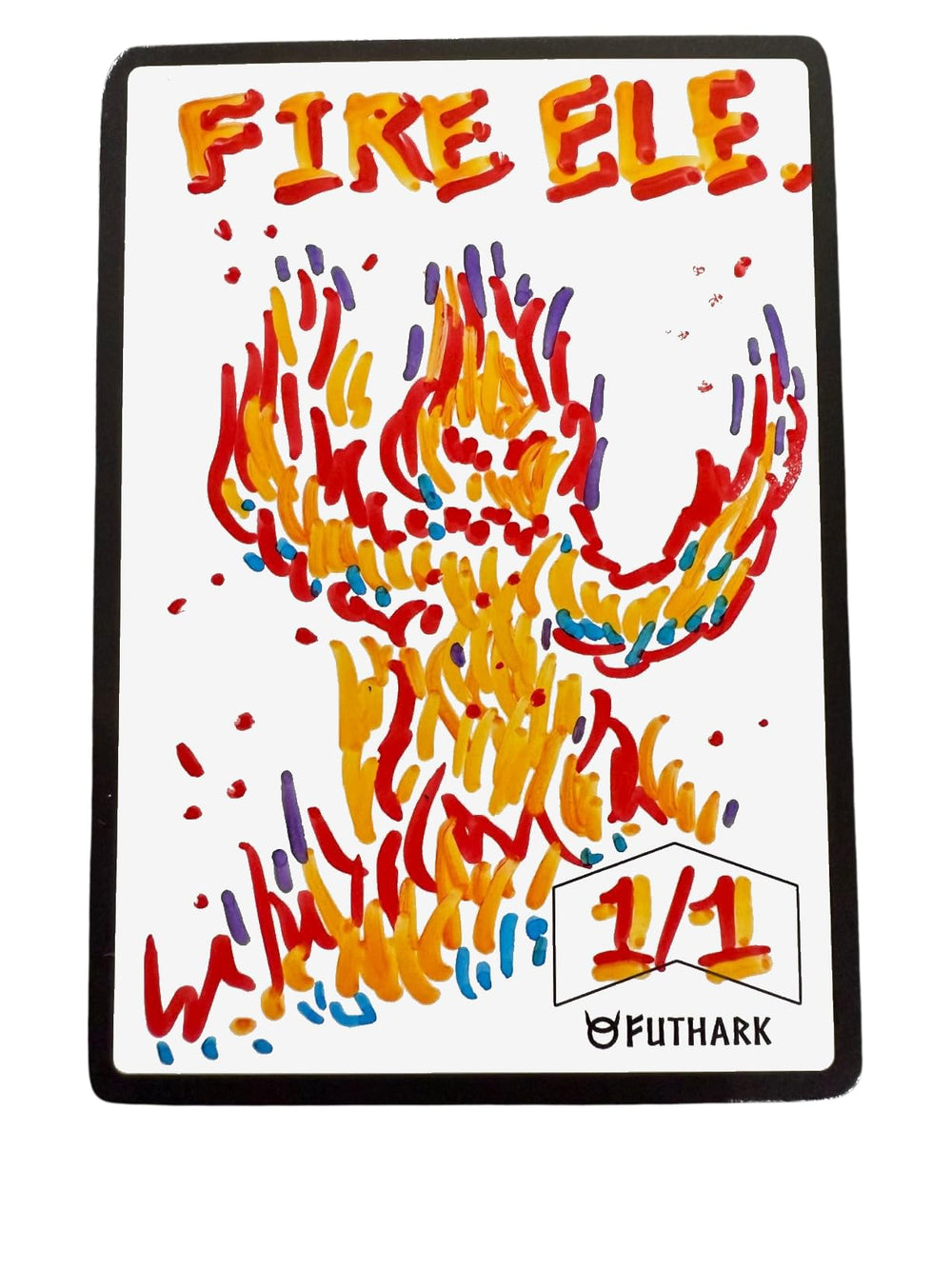 Futhark dry erase marker and eraser pack enabling quick updates