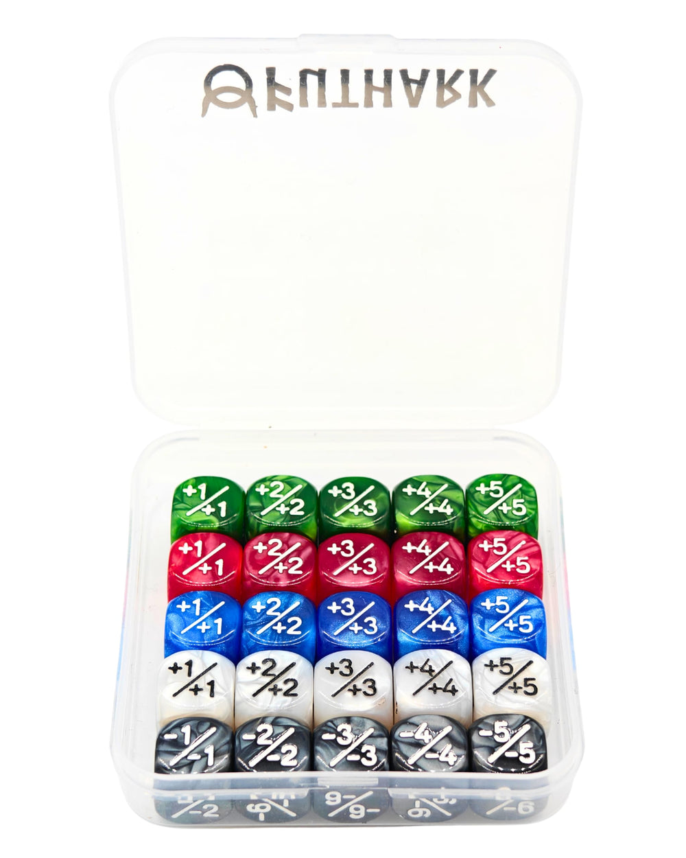 Futhark MTG counter dice set compact for portable gameplay