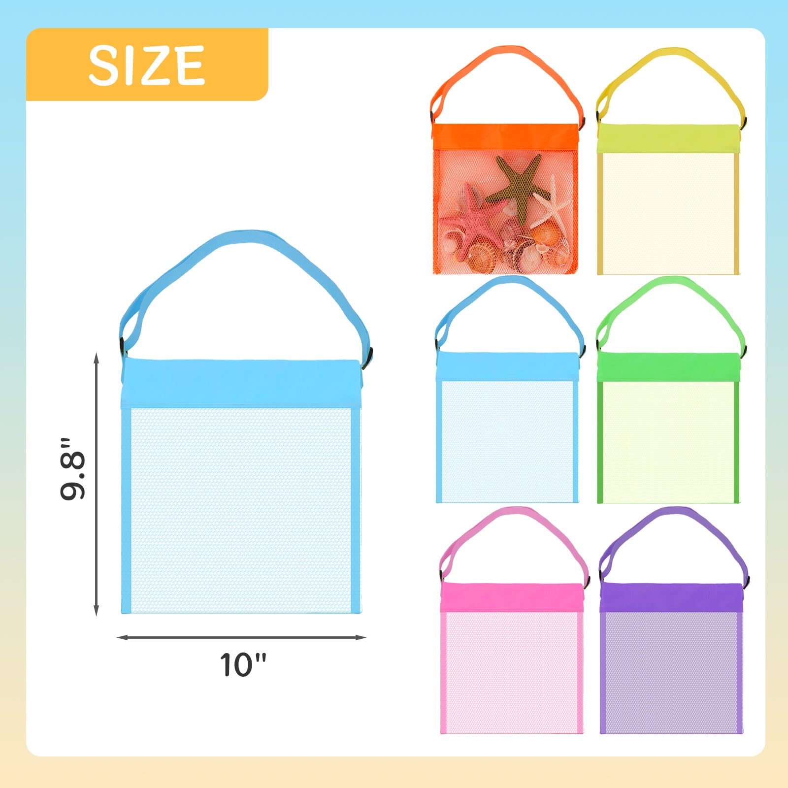 FuturePLUSX colorful bags with adjustable straps for comfortable beach days.